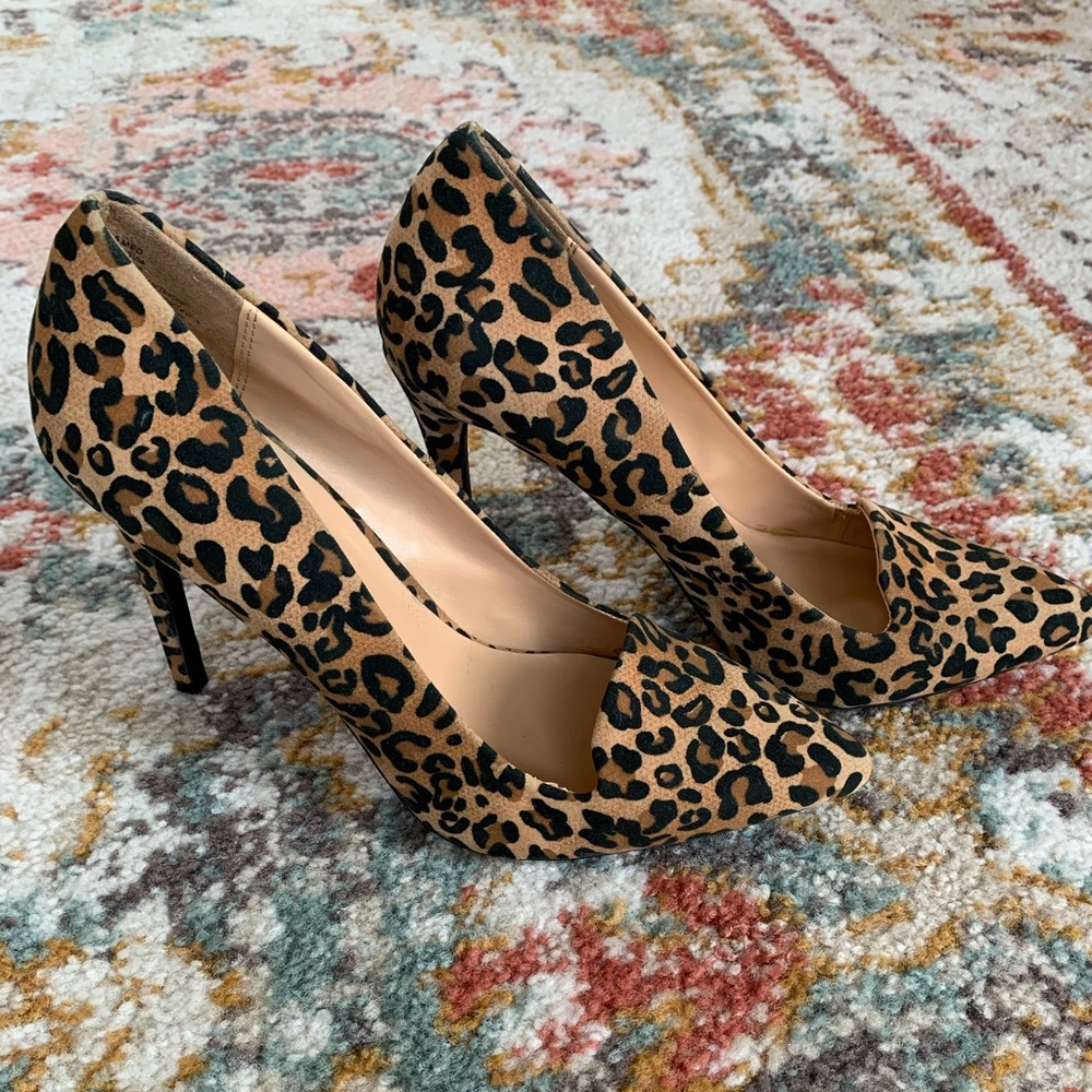Lauren Conrad Cheetah Heels - Size 9